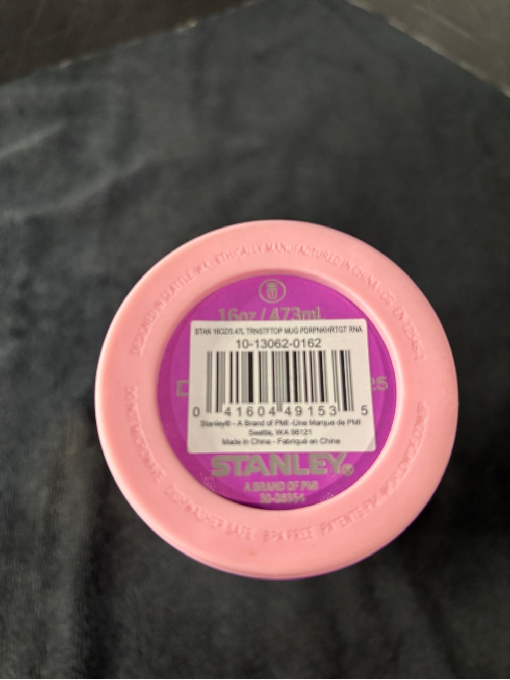 16oz NWT Stanley Pink & Purple Gradient Heart Travel Tumbler - Picture 5 of 6